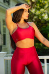 Kit 1 Conjunto Fitness + Blusa de Tule