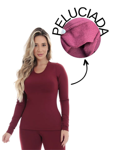 Blusa Térmica Flanelada Inverno