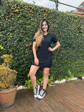 Vestido Feminino Com Manga