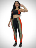 Conjunto Detalhe Colorido (Calça + Top C/Bojo)