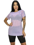 Blusa de tule 10736