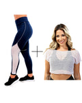Combo 1 Calça 1 Cropped em Tela