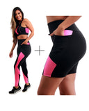Combo 1 Bermuda 1 Top 1 Calça