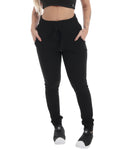 Calça feminina  jogger de veludo cotelê canelada