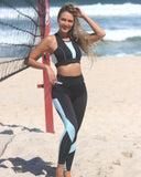 Conjunto Fitness Com Bolso na Lateral (calça+top)