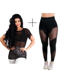 Combo 1 Calça de Tule 1 Blusa de Tule