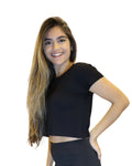 Cropped Corte a Fio Feminina Fitness