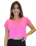 Cropped Corte a Fio Feminina Fitness