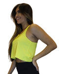 KIT 3 Cropped Regata Corte a Fio Feminina Fitness