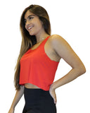 KIT 6 Cropped Regata Corte a Fio Feminina Fitness