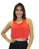 KIT 6 Cropped Regata Corte a Fio Feminina Fitness