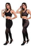 Kit 2 Conjunto Legging Detalhe Cirrê + Top C/bojo (6919375847575)