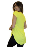 Kit 6 Blusas barra arredondada Tapa BumBum Fitness