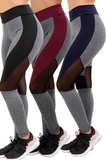 Kit 6 Calça Legging Detalhe em Tule (6919334690967)