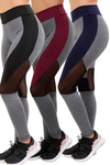 Kit 6 Calça Legging Detalhe em Tule (6919334690967) (6919338098839)