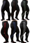 Kit 3 Calças Risca Fitness Plus Size (6942063722647)