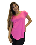 Kit 3 Blusas barra arredondada Tapa BumBum Fitness