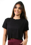 Cópia de Cropped De Viscolycra Azul  Feminina Fitness Lisa (6236964028567)