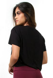 Cropped De Viscolycra Feminina Fitness Lisa (6198707781783)