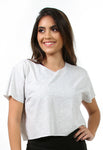 Cópia de Cropped De Viscolycra Azul  Feminina Fitness Lisa (6236964028567)
