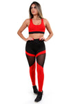 Kit 3 Conjunto Legging Detalhe em Tule + Top C/bojo (6919221969047) (6919242743959)