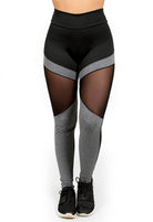 Calça Legging Detalhe em Tule (6807436624023)