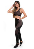 Kit 2 Conjunto Legging Detalhe Cirrê + Top C/bojo (6919375847575) (6919379517591) (6919381647511)