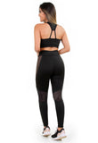 Kit 2 Conjunto Legging Detalhe Cirrê + Top C/bojo (6919375847575)