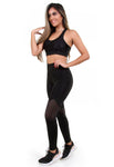 Kit 2 Conjunto Legging Detalhe Cirrê + Top C/bojo (6919375847575)