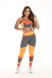 Conjunto Fitness Detalhe Em Trilobal (calça+top)