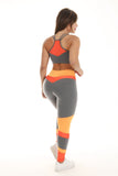 Conjunto Fitness Detalhe Em Trilobal (calça+top)