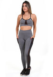 Conjunto Calça Legging C/Bolso+ Top C/bojo (6805005697175)