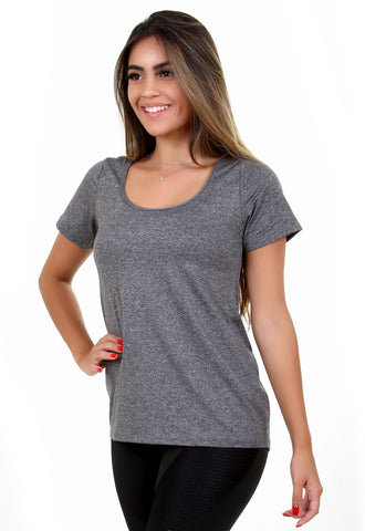 Camisa Fitness Manga Lisa Chumbo (5983203852439)