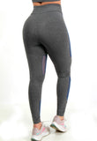 Kit 2 Calças Legging Fitness Detalhe Em Tule