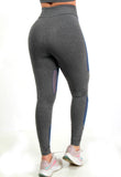 Kit 3 Calças Legging Fitness Detalhe Em Tule