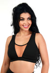 Top Fitness Detalhe Em Tule