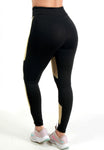 Kit 3 Calças Legging Fitness Detalhe Em Tule