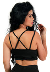 Top Fitness Detalhe Em Tule