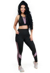 Conjunto Fitness Com Bolso na Lateral (calça+top)