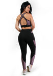 Conjunto Fitness Com Bolso na Lateral (calça+top)