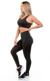 Conjunto Legging Detalhe em Risca Fitness + Top C/bojo (7055403745431)