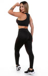 Conjunto Legging Detalhe em Risca Fitness + Top C/bojo (7055403745431)