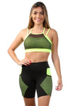 Conjunto Neon Bermuda com detalhe Tela + Top C/bojo (7238751223959)