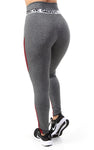 Calça Legging Detalhe Em Elástico (7056054878359)