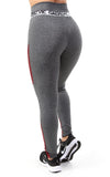 Calça Legging Detalhe Em Elástico (7056054878359)