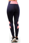 Calça Legging Preta com cortes Verde (7281823088791)