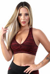 Top Fitness Risca sem Bojo Vermelho (4713340403757)