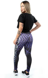 Conjunto Calça Legging Sublimada + Cropped Preto (7064575967383)