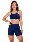 Conjunto Fitness Com Elástico Lateral (bermuda+top) (7505949098135)