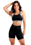 Conjunto Fitness Com Elástico Lateral (bermuda+top) (7505954963607)